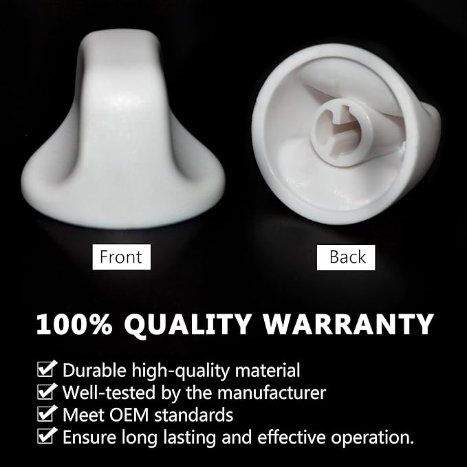 S600349 Range Hood Knob S99360233 Fan Knob Replacement Parts for Kitchen Appliances Stove Fan and Light Replacement White 2PCS