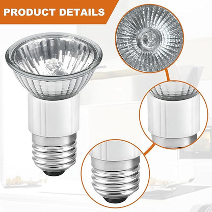 70mm Range Hood Light Bulbs for Zephyr Dacor Appliance Light Bulbs Stove Hood,Z0B0011 E27 Bulb, 2 Pack