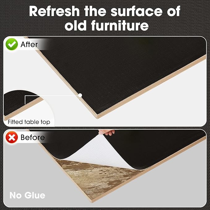 Drawer and Shelf Liner, Non-Slip Kitchen Cabinet Liners Non-Adhesive Thick Strong Grip Waterproof Washable Mats Protect Dresser Shelves Cupboard Bathroom Cabinets, Black, 24 in X 30 FT