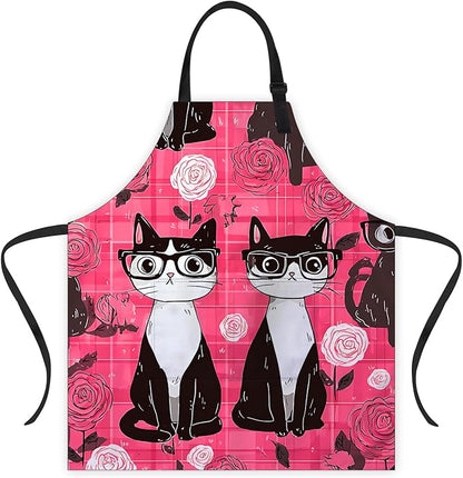 Apron Adjustable Waterproof with Two Deep Pockets Wowen men for Summer BBQ Pool Parties & Resorts