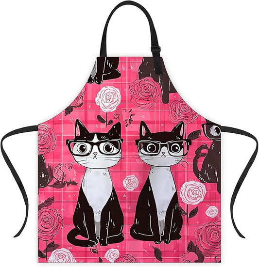 Apron Adjustable Waterproof with Two Deep Pockets Wowen men for Summer BBQ Pool Parties & Resorts