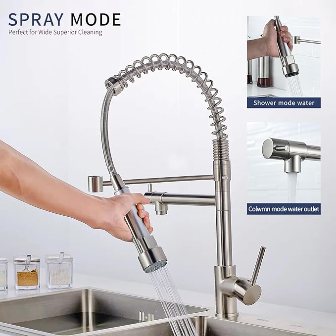 33x22 Drop In Kitchen Sink with Faucet Combo Modern Large Stainless Steel Kitchen Sinks 33 Inch Top Mount Single Bowl Workstation Sink