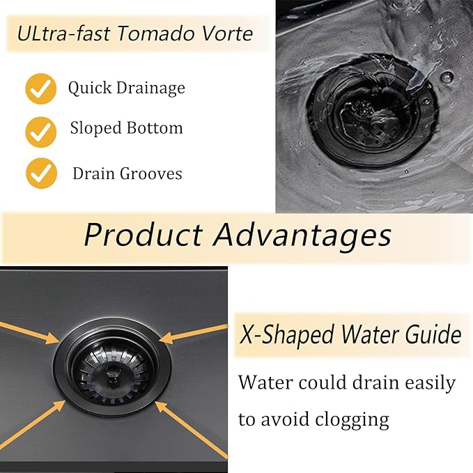 VCCUCINE Gunmetal Black Undermount Bar Sink, 15x17 Inch RV Small Single Bowl Kitchen Sink, Outdoor Stainless Steel Wet Bar Prep Sink with Drain