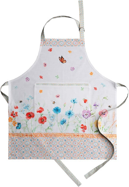 Maison d' Hermine 100% Cotton Apron for women with Pocket Kitchen Chef Apron for Men Cooking Mothers Day Gifts