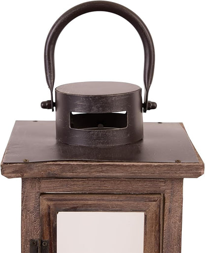 Koehler Home Decor Perfect Lodge Wooden Lantern