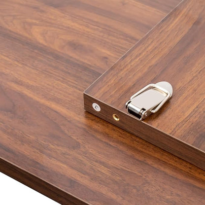 55.12"-70.78" Wooden Extendable Dining Table for 4-8, Modern Expandable Kitchen Table with X-Shaped Design Base and Wood Grain Tabletop for Living Room, Dining Room, Walnut