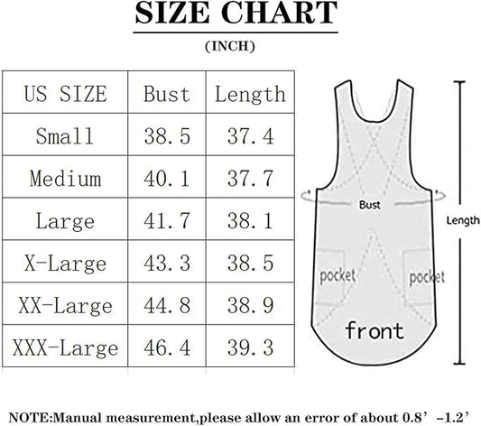 Cotton Linen Apron Cross Back Apron for Women with Pockets Pinafore Dress for Baking Cooking