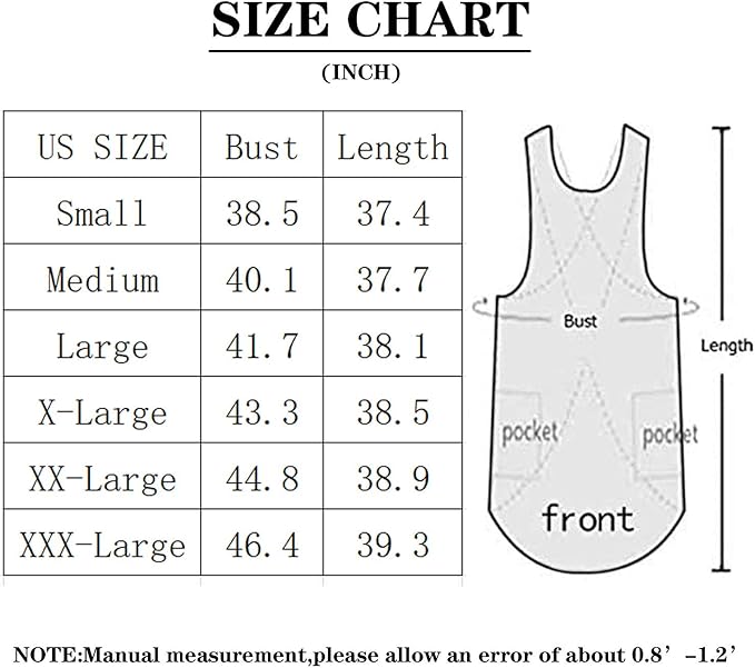 Apron for Womens Cotton Linen Apron Cross Back with Pockets Pinafore Dress for Baking Cooking