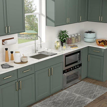 Logmey 28 Inch Undermount Kitchen Sink 28x18 Stainless Steel Sinks SUS304 16 Gauge Single Bowl deep kitchen Sinks Under Counter Handmade Sink 28x18x9