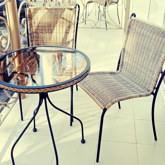 Dulles Glass 48 inch Round Glass Table Top - Tempered - 1/2" Thick Glass Surface, Safe Flat Polished, Multipurpose for Dining Table, Patio, Coffee and End Table