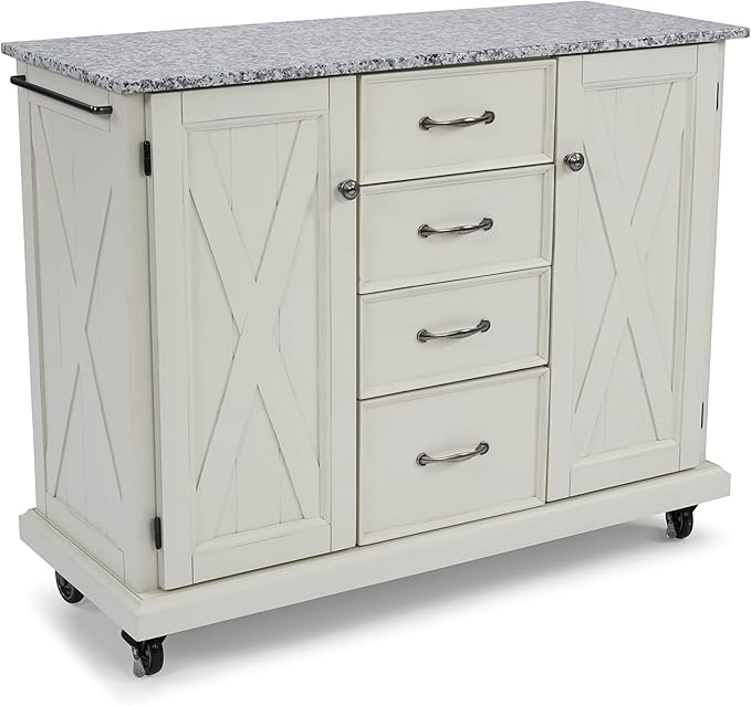 Seaside Lodge Granite Top Kitchen Cart by homestyles