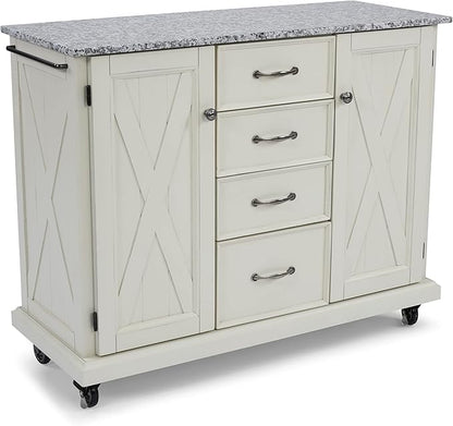 Seaside Lodge Granite Top Kitchen Cart by homestyles