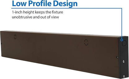 NUC-5 Series 21.5-inch Oil Rubbed Bronze Selectable LED Under Cabinet Light (NUC521SOB