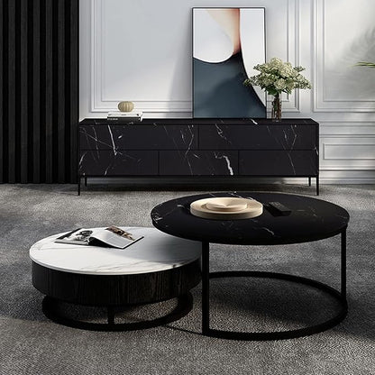 practicalWs 23.6''×118'' Marble Contact Paper Black/White Peel and Stick Wallpaper Thicken Self Adhesive Black Wallpaper for Countertops Cabinets Decorative Easy to Remove