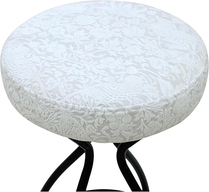 Modern Backless Bar Stools Set of 2 Round Upholstered Counter Stools for Kitchen Island Velvet Dining Chairs，Black