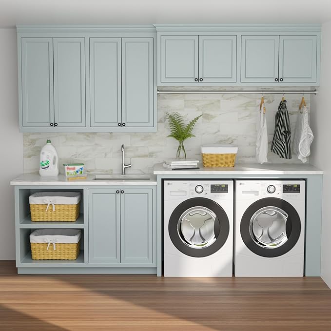 21 Inch Undermount Laundry Sink Utility 16 Gauge Stainless Steel Single Bowl 12 Inch Deep Under Counter Handmade Kitchen Sink Basin 21"x18"x12"