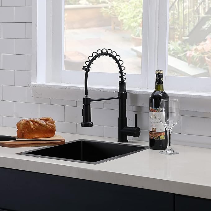 Hotis Undermount Bar Sink, Small Kitchen Sink, Black Bar Sink, Rv Otdoor Stainless Steel Wet Bar Prep Sink, 13 X 15 Inch Single Bowl