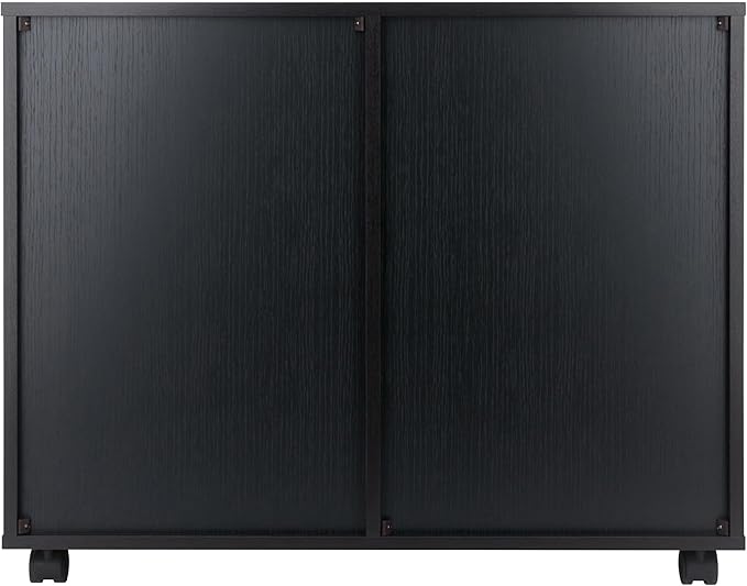 Winsome Halifax Mobile Storage Cabinet with Doors & Drawers, Stylish & Functional Home Storage Cabinet for Filing, Kitchen Organization, Moveable Furniture for Office, Dorms, Apartments