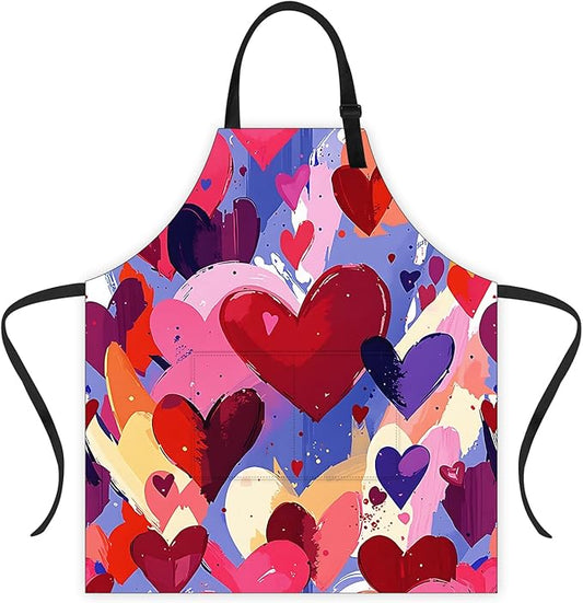 Apron Adjustable Waterproof with Two Deep Pockets Wowen men for Summer BBQ Pool Parties & Resorts