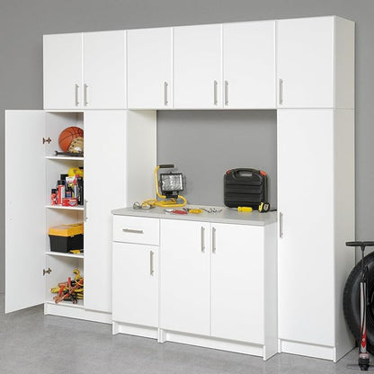 Prepac Elite 65 in. Engineered Wood Narrow Storage Cabinet in White