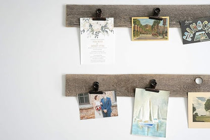 Rustic Farmhouse Reclaimed Barn Wood Bundle | 24 inch | Wood Plank | Wall Panels | Remodeling| DIY | Repurposed | Decoration | Shiplap | Natural Weathered Gray | Pack of 6 Planks
