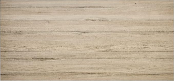 Kaboon 42x20 inches Tabletop, Solid One-Piece Desktop for Sit Stand Desk, Double Desks, L Desk DIY,Wood Countertop Home or Commercial Use,1 inch Thick, Light Oak, 20" D x 42" W