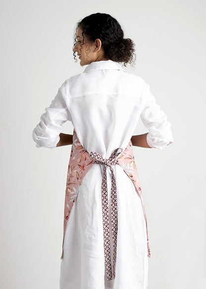 Maison d' Hermine 100% Cotton Apron for women with Pocket Kitchen Chef Apron for Men Cooking Mothers Day Gifts