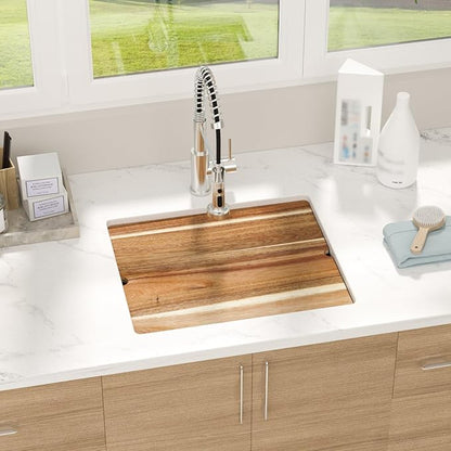 21 Laundry Sink Undermount - 21x19x12 Inch Laundry Utility Sink 12 Inch Extra Deep Single Bowl 16 Gauge Stainless Steel Kitchen Sinks Utility Room Sinks Workstation Basin