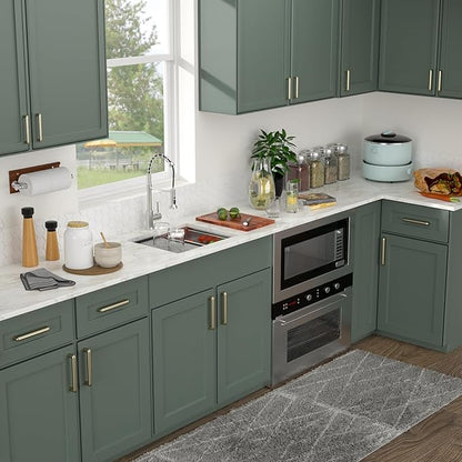 Logmey 23 Undermount Bar Sink - 23x19 Stainless Steel Kitchen Sinks Under Ledge Workstation Sink 16 Gauge Single Bowl Bar Prep Sinks Basin