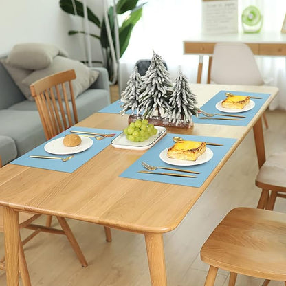 Large Silicone Heat Resistant Mat 78.7” x 15.7”, Nonslip Silicone Mats for Kitchen Counter, Countertop Protector, Nonstick Waterproof Craft Mat Table Placemat, Cyan