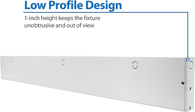 NUC-5 Series 30-inch White Selectable LED Under Cabinet Light (NUC530SWH