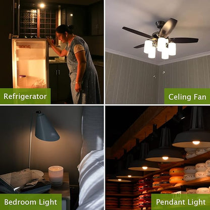 LED Range Hood Light Bulbs Replacement, 40 Watt Equivalent, LED Appliance Bulb for Refrigerator/Stove Hood/Fridge, 2700K SOFE White, E26 Base, Waterproof, Non-Dimmable, Pack of 2