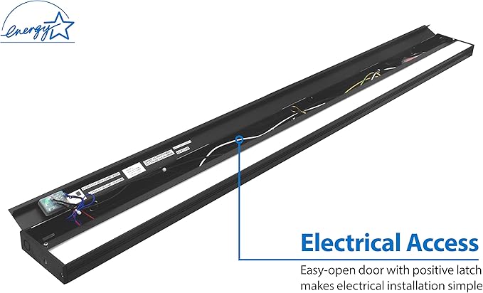 NUC-5 Series 40-inch Black Selectable LED Under Cabinet Light (NUC540SBK