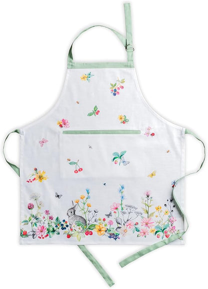 Maison d' Hermine 100% Cotton Apron for women with Pocket Kitchen Chef Apron for Men Cooking Mothers Day Gifts