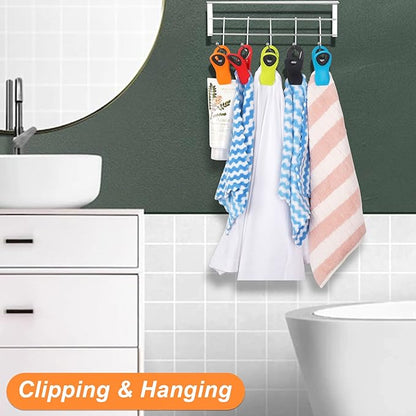 Jetmore 12 Pack Chip Clips Bag Clips, Magnetic Bag Clip for Food Storage Heavy Duty, Plastic Food Clip for Chips, Snack, Kitchen, Refrigerator, Garden, Sewing, Fabric, Clothes Pins