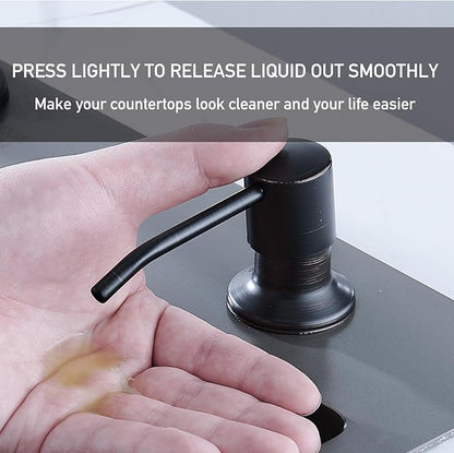 AVSIILE Touchless Kitchen Faucets with Pull Down Sprayer & Soap Dispenser, Single Hole & Handle, Oil Rubbed Bronze Pull Out Waterfall Sink Faucet Suitable for Farmhouse Camper Laundry Rv