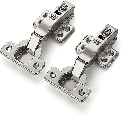 Ravinte 30 Pack 15 Pairs European Kitchen Cabinet Hinges Soft Close Full Overlay Door Heavy-Duty Frameless Adjustable Concealed Cabinet Cup Hinges