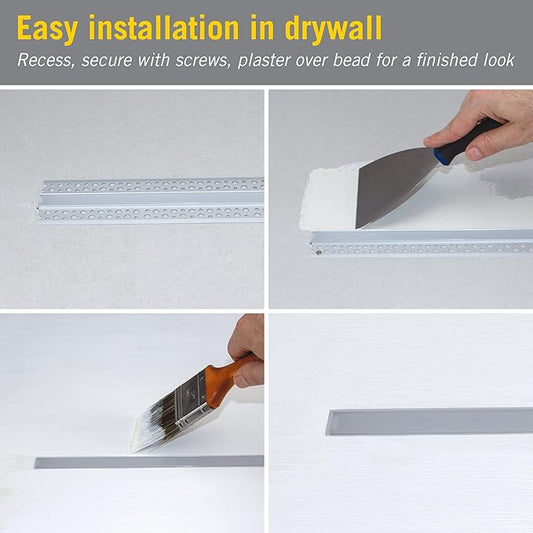 Armacost Lighting Wide Surface Mount LED Tape Light Accessory Pack, Grey 960007