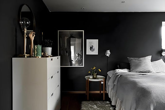 Safiyya 393"x17.7" Black Peel and Stick Wallpaper Decorative Self-Adhesive Black Contact Paper Waterproof Removable Wallpaper for Wall and Furniture Covering Vinyl Rolls