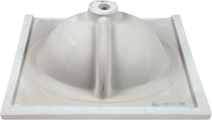 Design House Cultured Marble Vanity Top, 25 in W x 22 in D, Integrated 4 in Centerset Oval Sink & Backsplash, Ivory Swirl, 586313