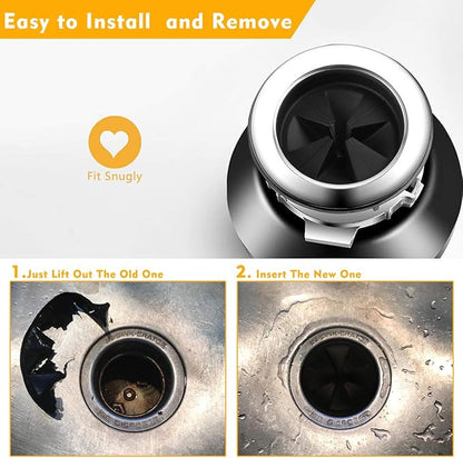 Sink Baffle, Replacement for Evolution, Garbage Disposal Splash Guards,Quite Collar,Drain Plugs,Disposer Accessories for Whirlaway, Waste King, Sinkmaster and GE Models (3.25inches)