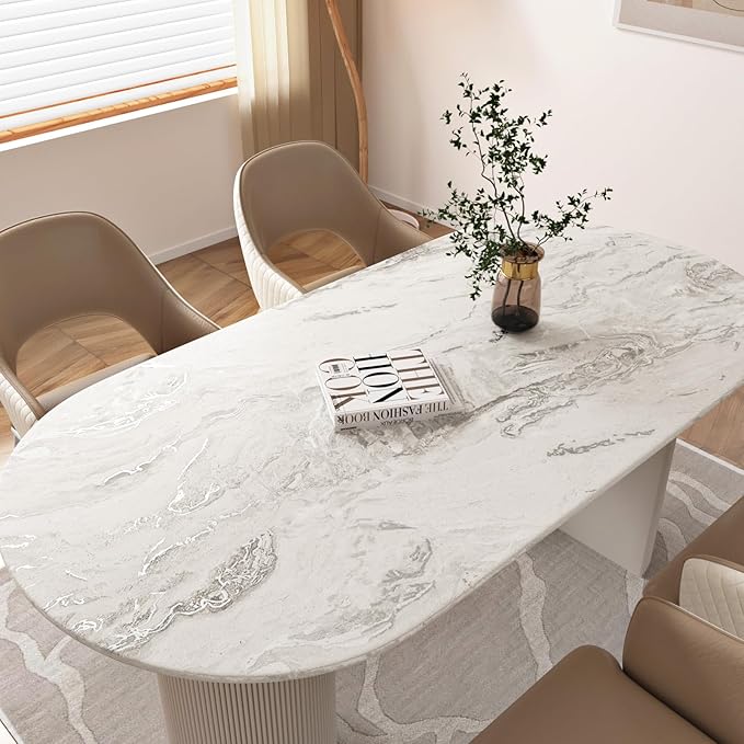 Wallercity Matte Beige/Silver Marble Contact Paper for Counter Top Marble Peel and Stick Wallpaper Countertops Vinyl Waterproof Self Adhesive Wall Paper for Cabinets Removable Kitchen Table Top Film