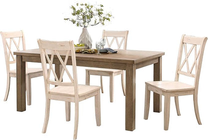 Lexicon 5-Piece Dining Set, White