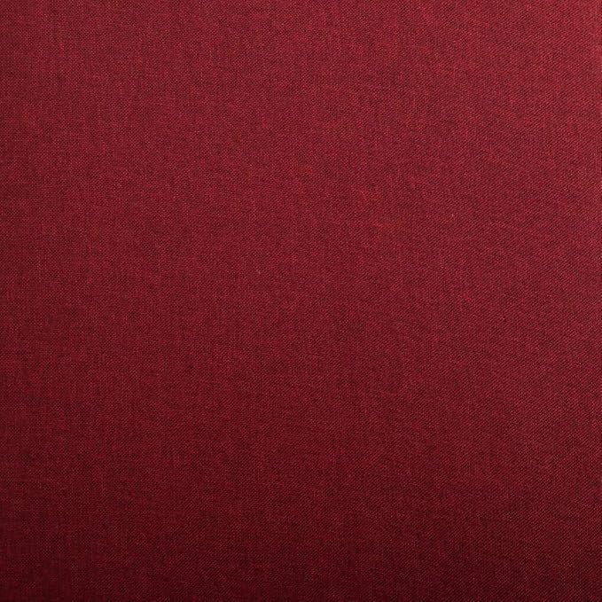 4-Piece Wine Red Fabric Dining Chairs Set with Solid Rubber Wood Frame, Soft Upholstered Seats for Kitchen Dining Room Farmhouse Furniture, Comfortable Modern Accent Chairs