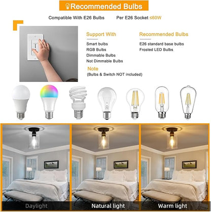YYT Small Kitchen Ceiling Lights Black Hallway Light Fixtures Hallway Light Fixtures Ceiling Black 1-Light Semi Flush Mount Ceiling Light Single Light Fixture with Clear Glass Shade Pack of 3