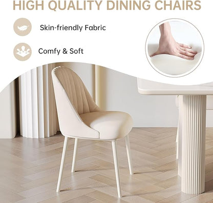 Miuuod 29.92 White Round Dining Table with 2 Chairs, Space Saving Coffee Table Set for 1-4 People, Sturdy Kitchen Table, Leisure Side Table for Balcony,Center Sofa Table,Small Desk