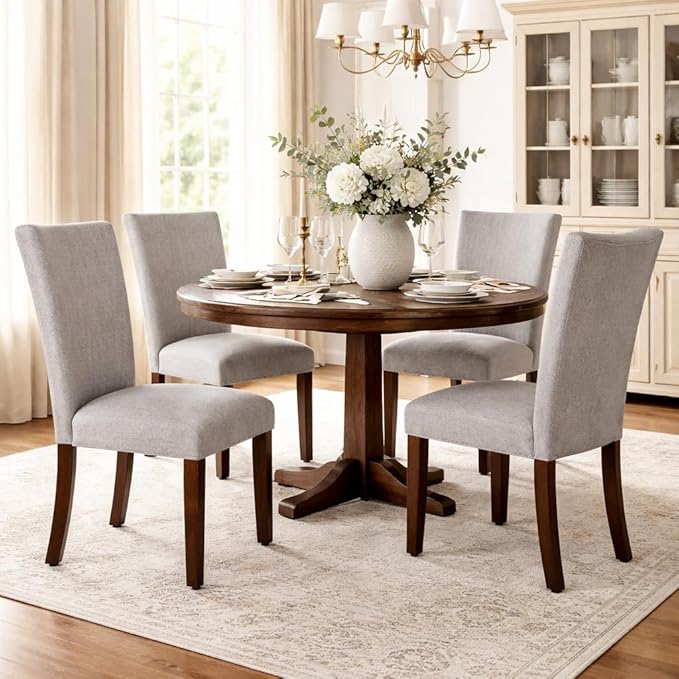 HomePop Classic Parsons Dining Chair - Light Gray (Single Pack)