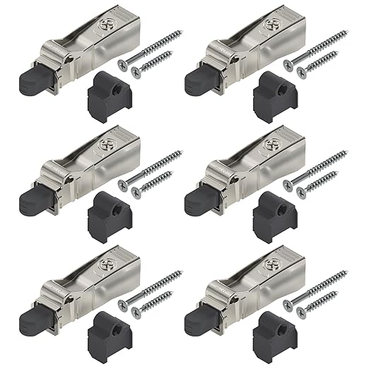 Blum BLUMOTION for Doors (6 Kits), Soft-Close Adapter for Compact Hinges, Includes Spacer and Screws for Face Frame Cabinets