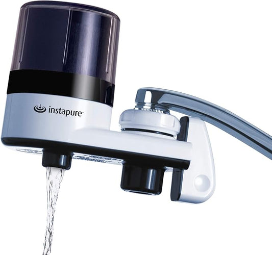 Instapure F2 Essentials (F6, TAP-ESS-SYS-WT-A1, F2BWT3P-1ES) Tap Water Filtration System, White with Clear Cap