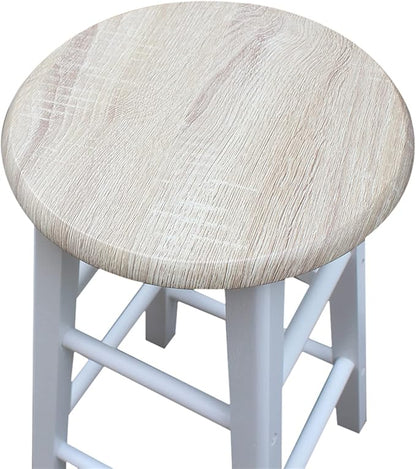 WEI WEI GLOBAL White Foldable Kitchen Island Cart on Wheels with 2 Stools - Collapsible Semicircle Desk with with Chairs, PVC Surface & Drawers
